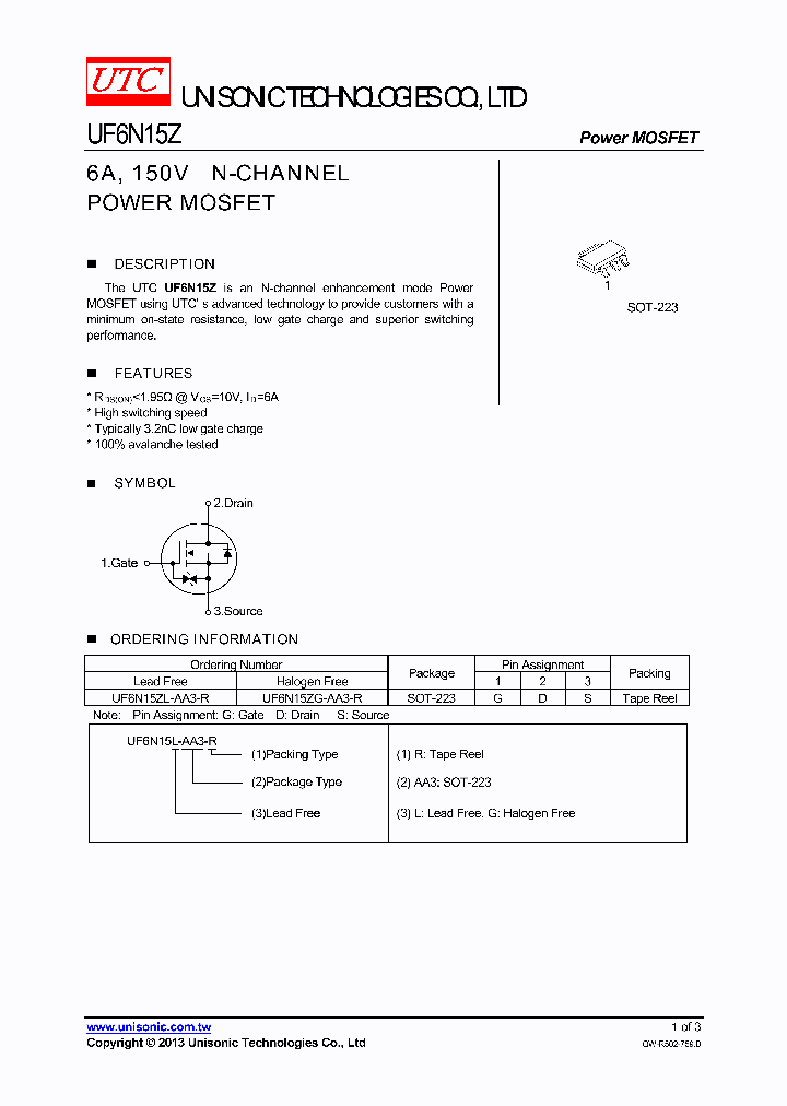 UF6N15Z_7889102.PDF Datasheet