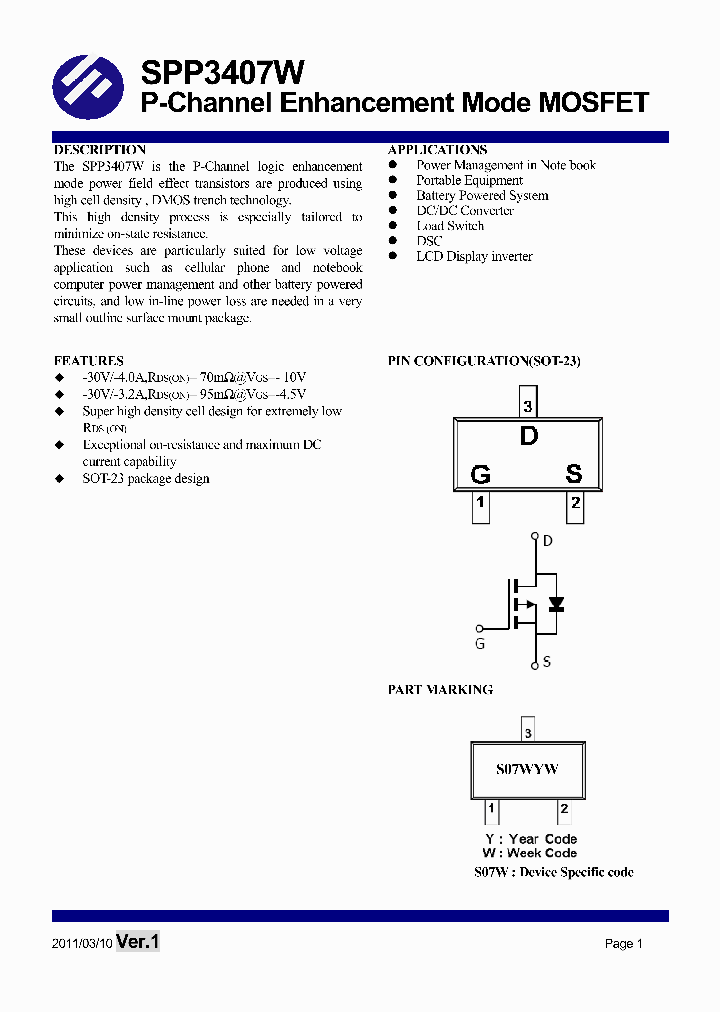 SPP3407WS23RG_7900735.PDF Datasheet