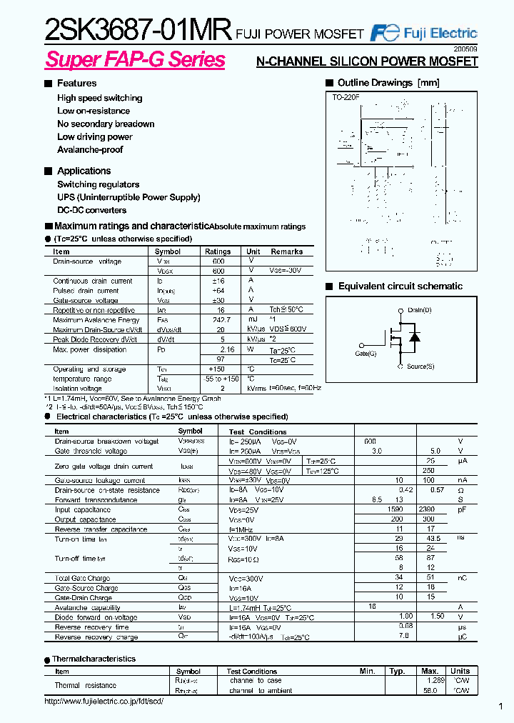 2SK3687-01MR_7912578.PDF Datasheet