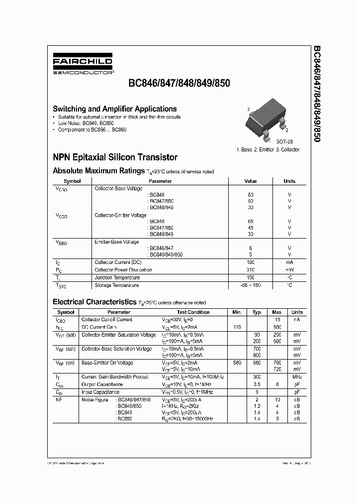 BC849CMTF_7917441.PDF Datasheet