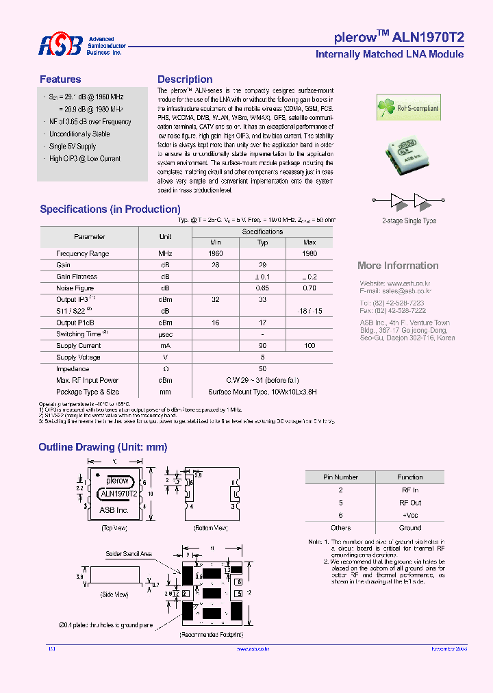 ALN1970T2_7933534.PDF Datasheet