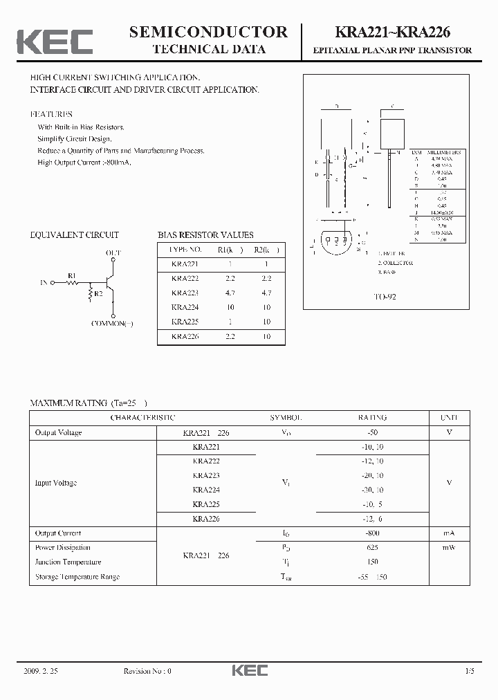 KRA223_7936597.PDF Datasheet