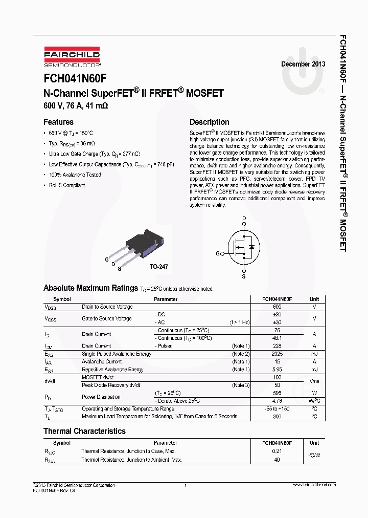 FCH041N60F_7939950.PDF Datasheet