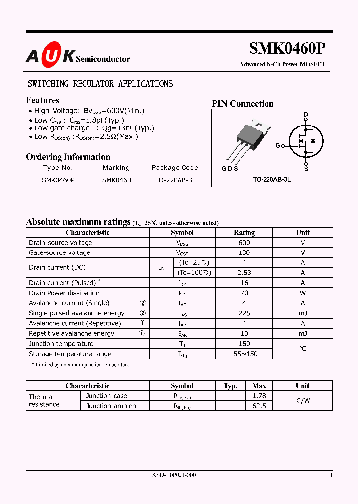 SMK0460P_7954749.PDF Datasheet