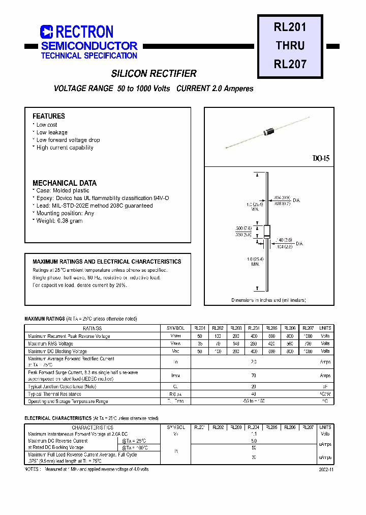 RL206-B_7959563.PDF Datasheet