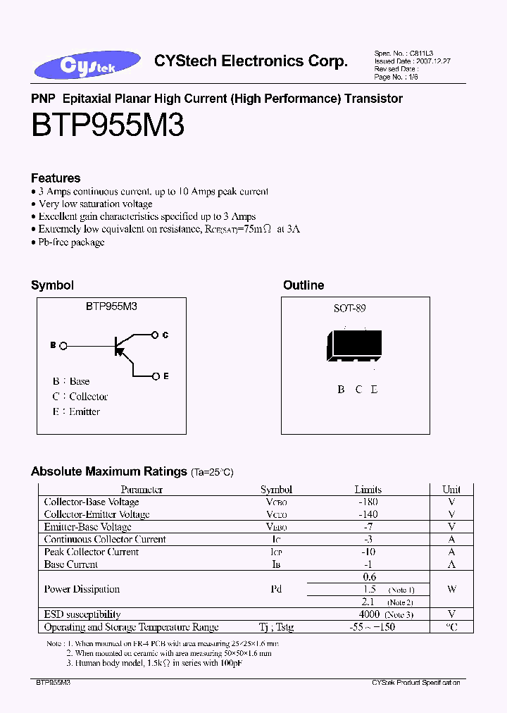 BTP955M3_7961324.PDF Datasheet