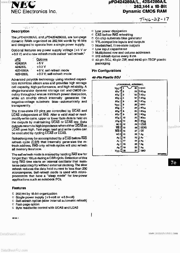 UPD42S4280A_7792259.PDF Datasheet