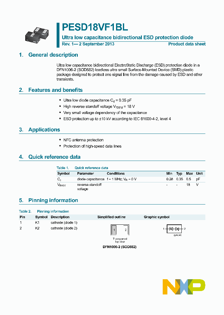 PESD18VF1BL_7968141.PDF Datasheet