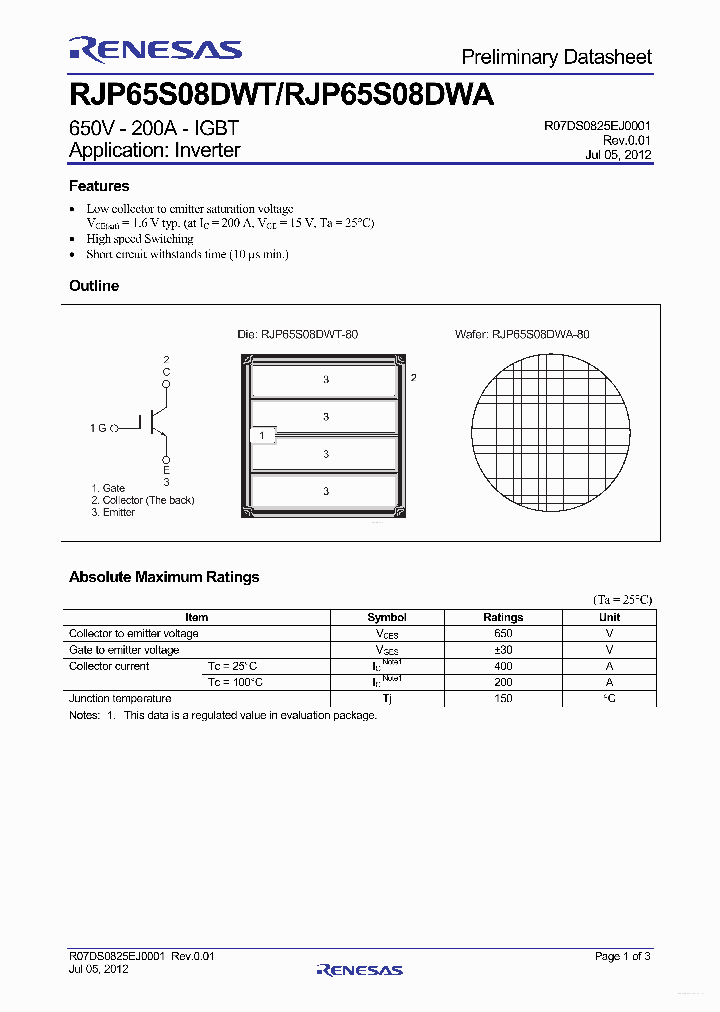 RJP65S08DWA_7797017.PDF Datasheet