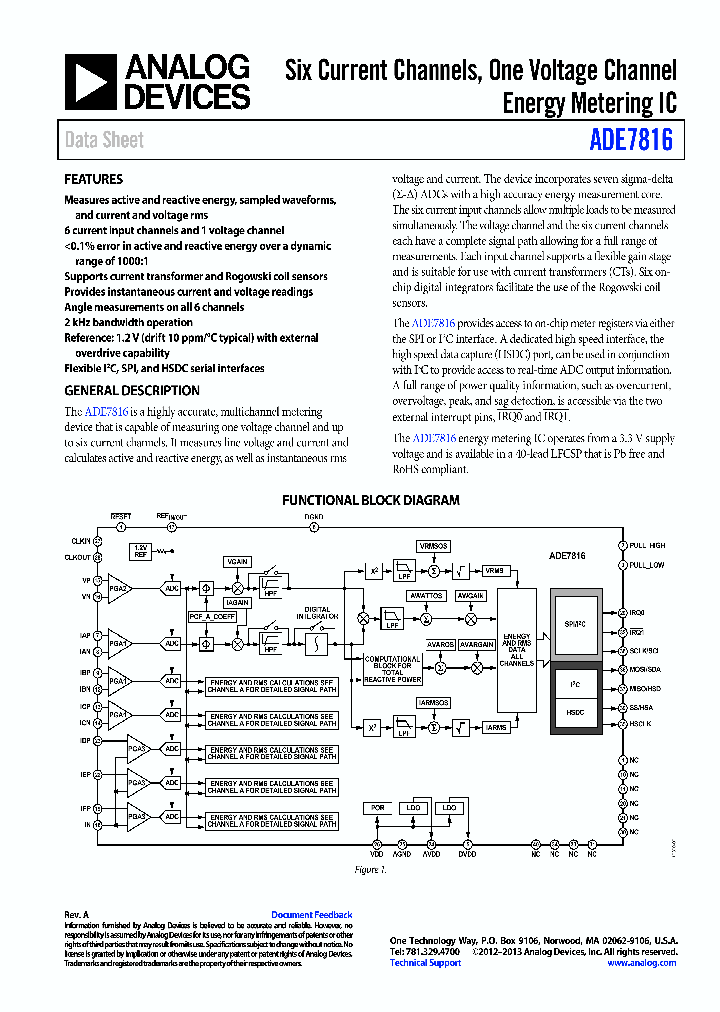 ADE7816_7978022.PDF Datasheet