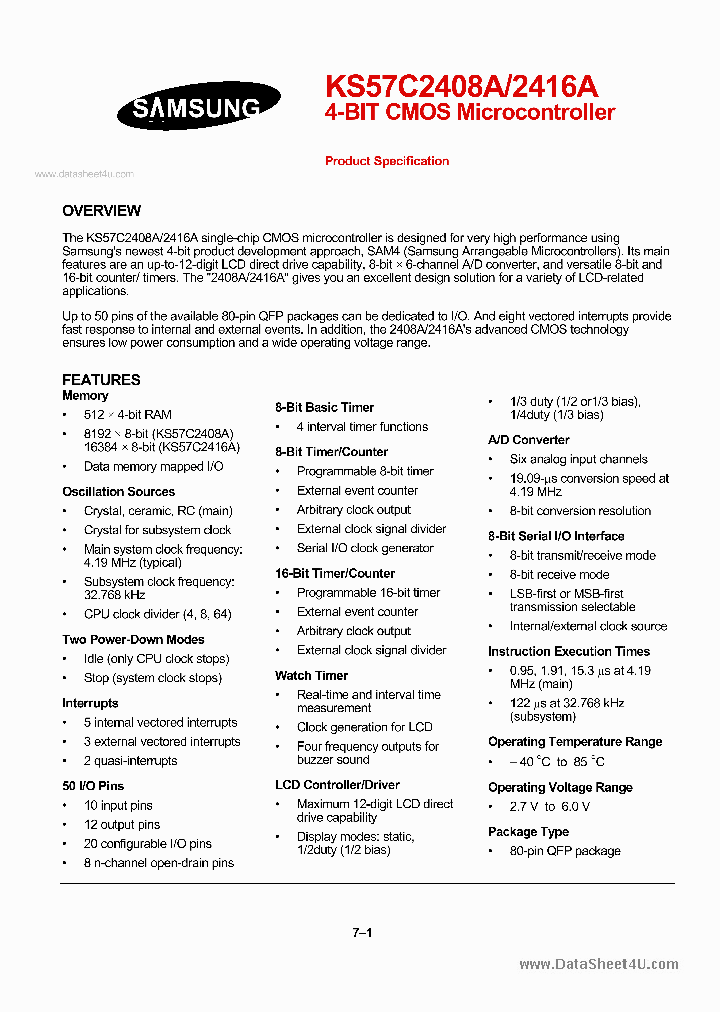 KS57C2416A_7807024.PDF Datasheet