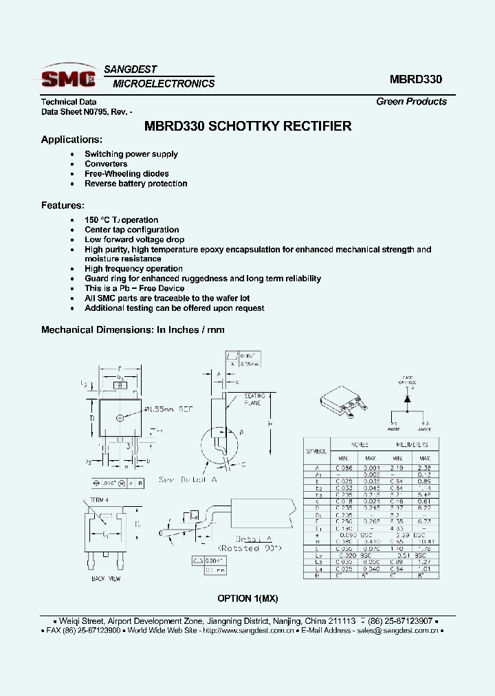 MBRD330_7998584.PDF Datasheet