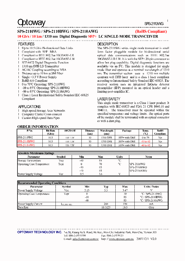 SPS-2110AWG_8000760.PDF Datasheet