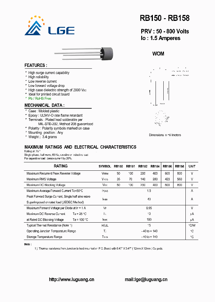 RB150_8003611.PDF Datasheet