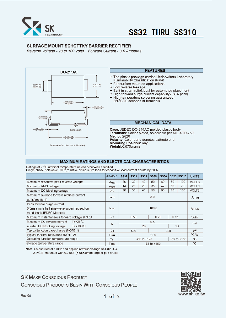 SS310_8004461.PDF Datasheet