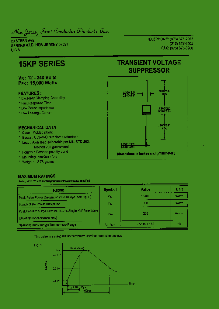 15KP90A_8005588.PDF Datasheet