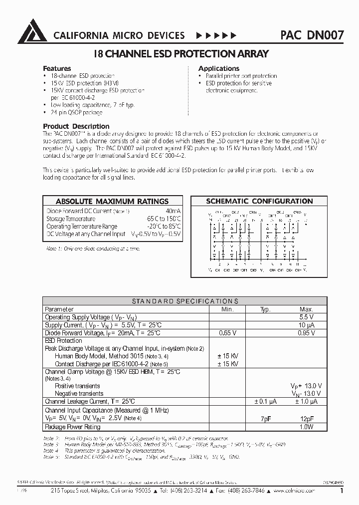PACDN007_8009318.PDF Datasheet