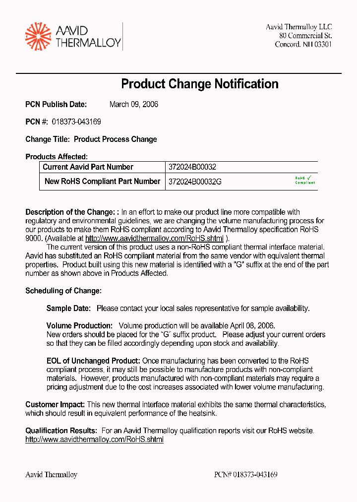 PCN018373-043169_8012164.PDF Datasheet