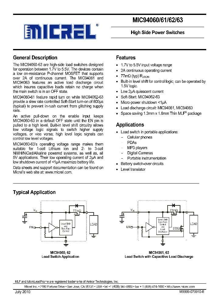 MIC94060-10_8017585.PDF Datasheet