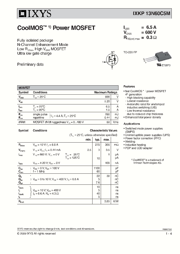 IXKP13N60C5M_8029692.PDF Datasheet