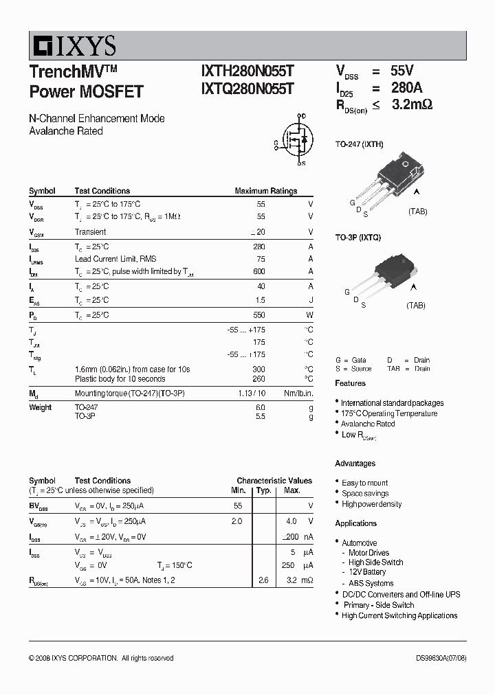 IXTH280N055T_8033348.PDF Datasheet