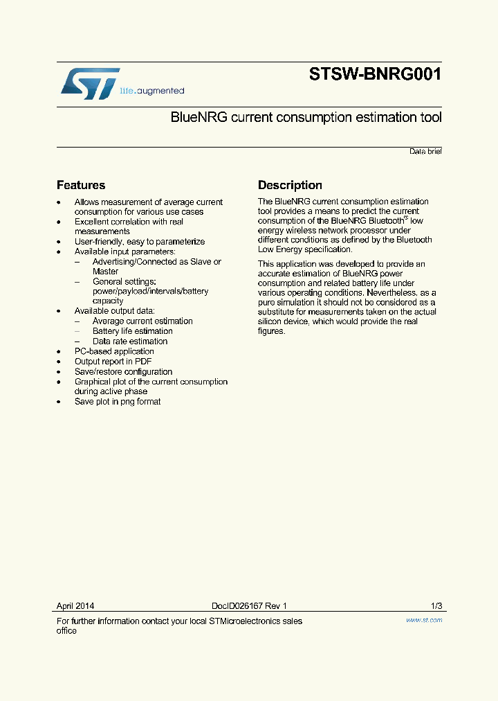 STSW-BNRG001_8034870.PDF Datasheet