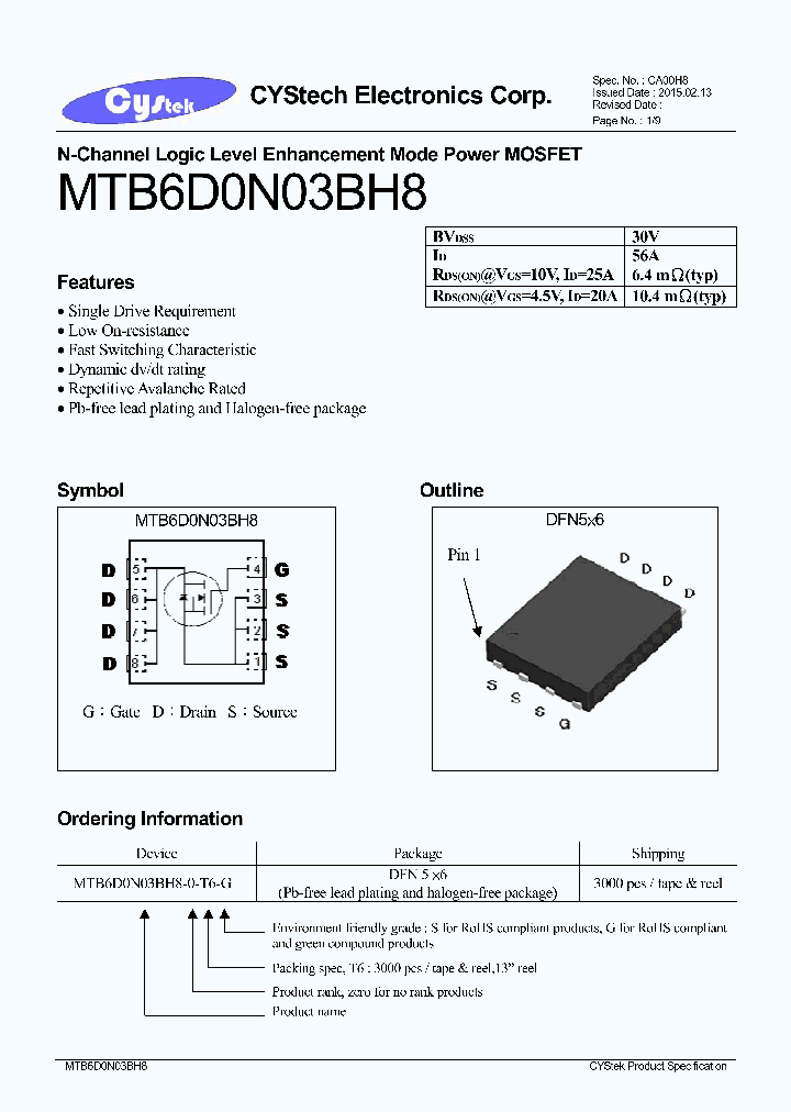 MTB6D0N03BH8-0-T6-G_8040871.PDF Datasheet