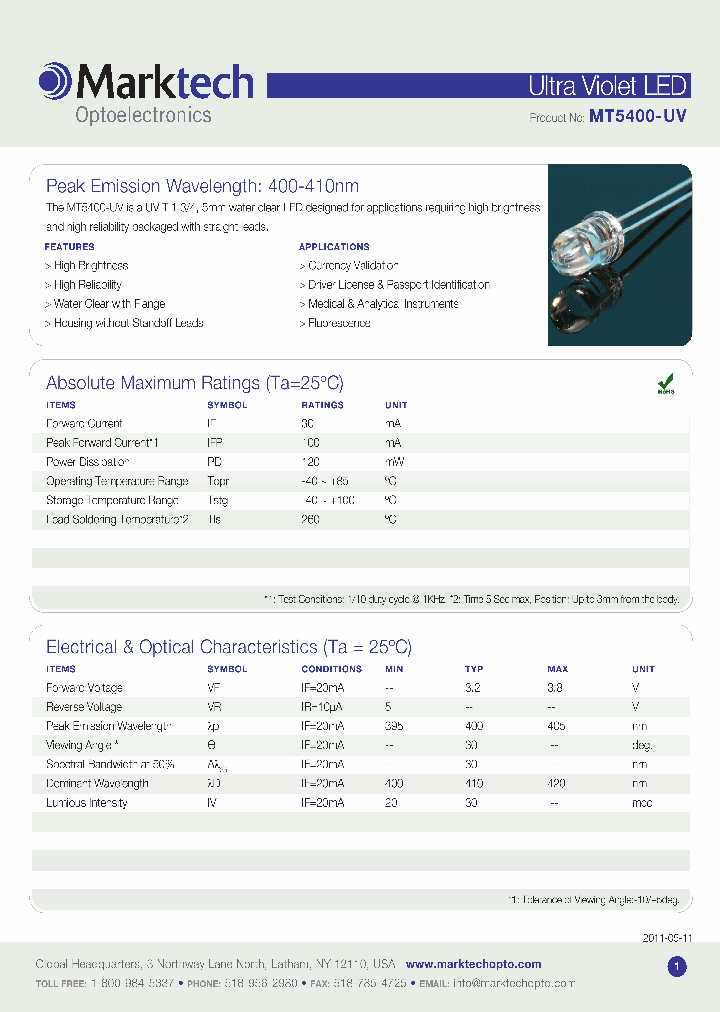 MT5400-UV-1105_8043143.PDF Datasheet