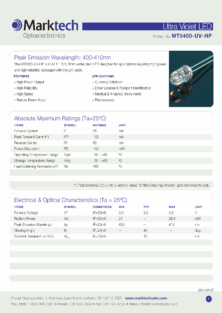 MT5400-UV-HP_8043142.PDF Datasheet