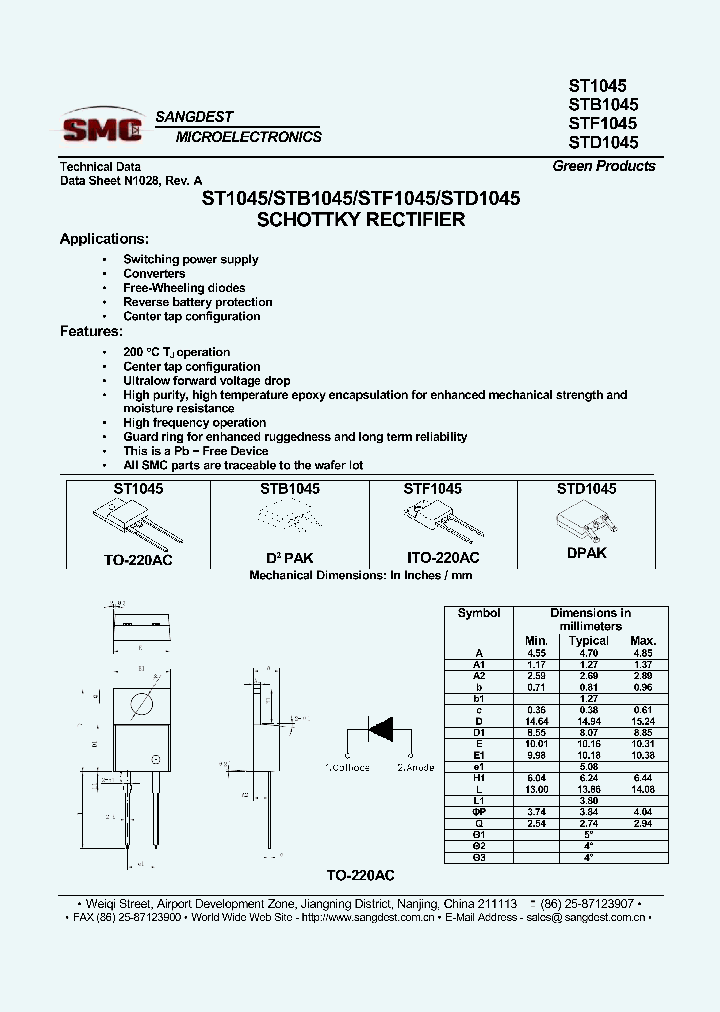 STB1045_8044188.PDF Datasheet
