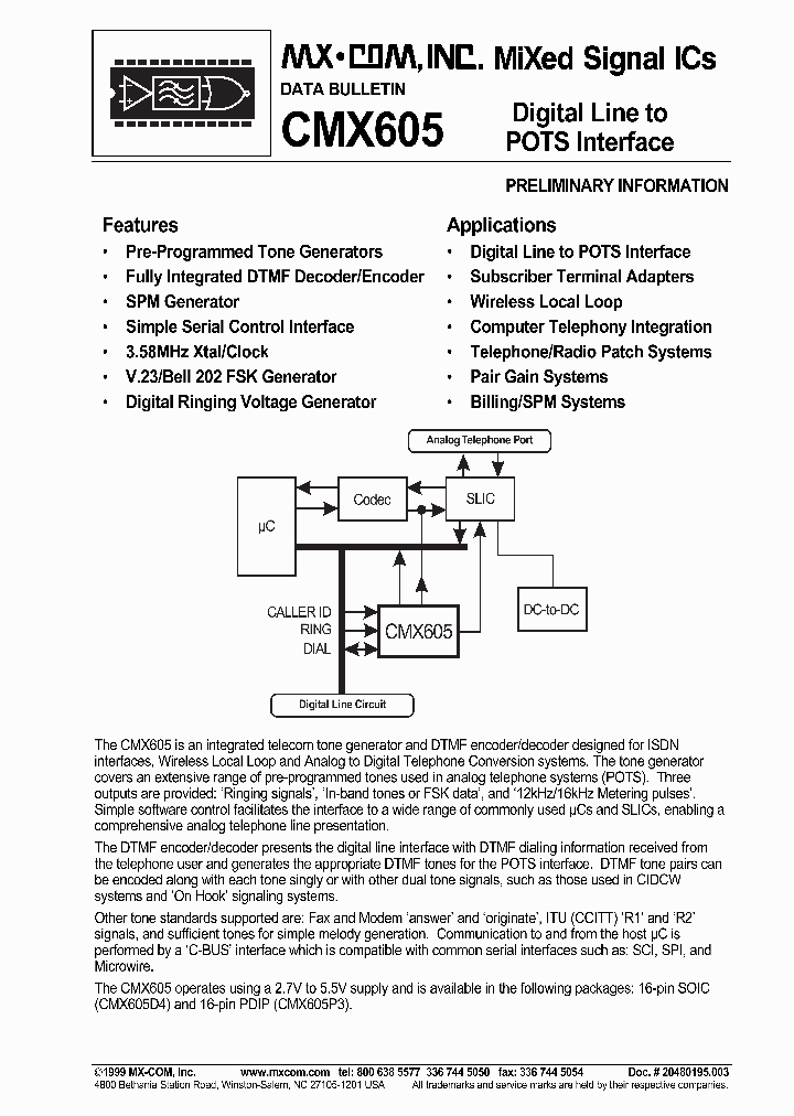 CMX605D4_8053783.PDF Datasheet