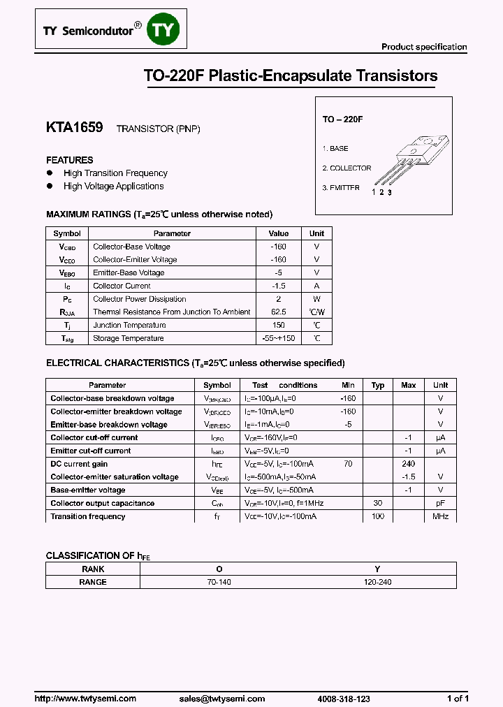 KTA1659_8056482.PDF Datasheet