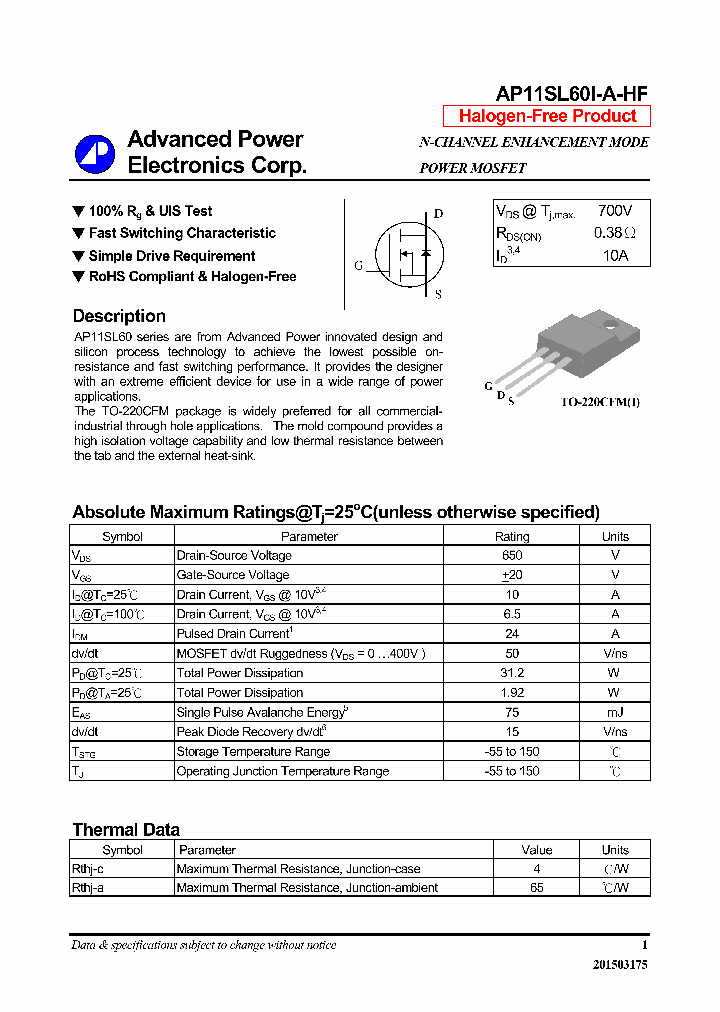 AP11SL60I-A_8061468.PDF Datasheet