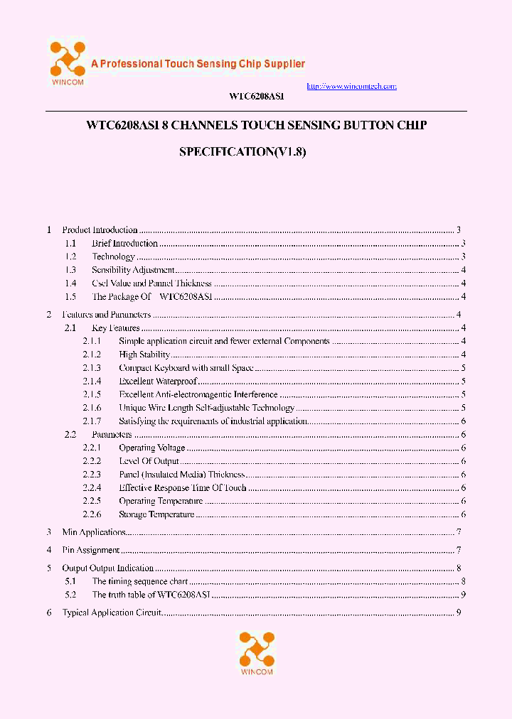 WTC6208ASI_7813752.PDF Datasheet