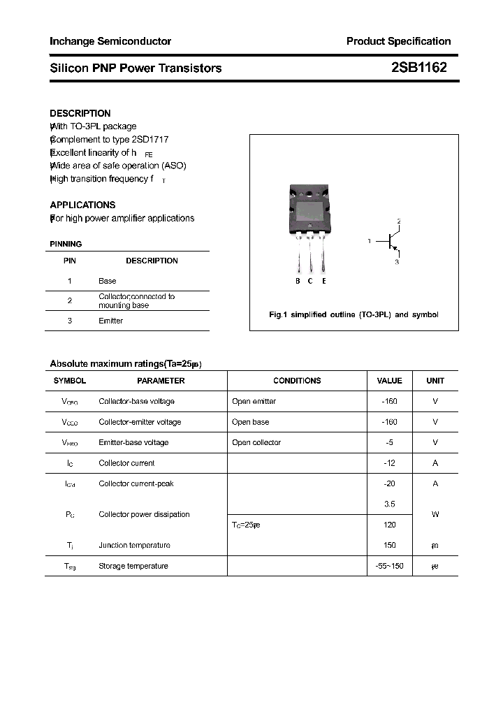 2SB1162_8066315.PDF Datasheet