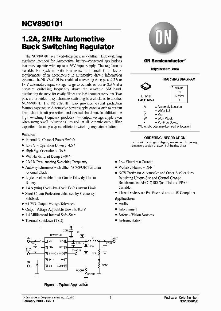 NCV890101_8079486.PDF Datasheet