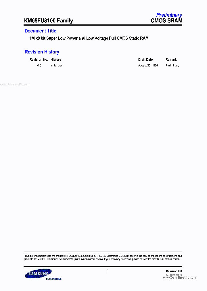 KM68FU8100_7818199.PDF Datasheet
