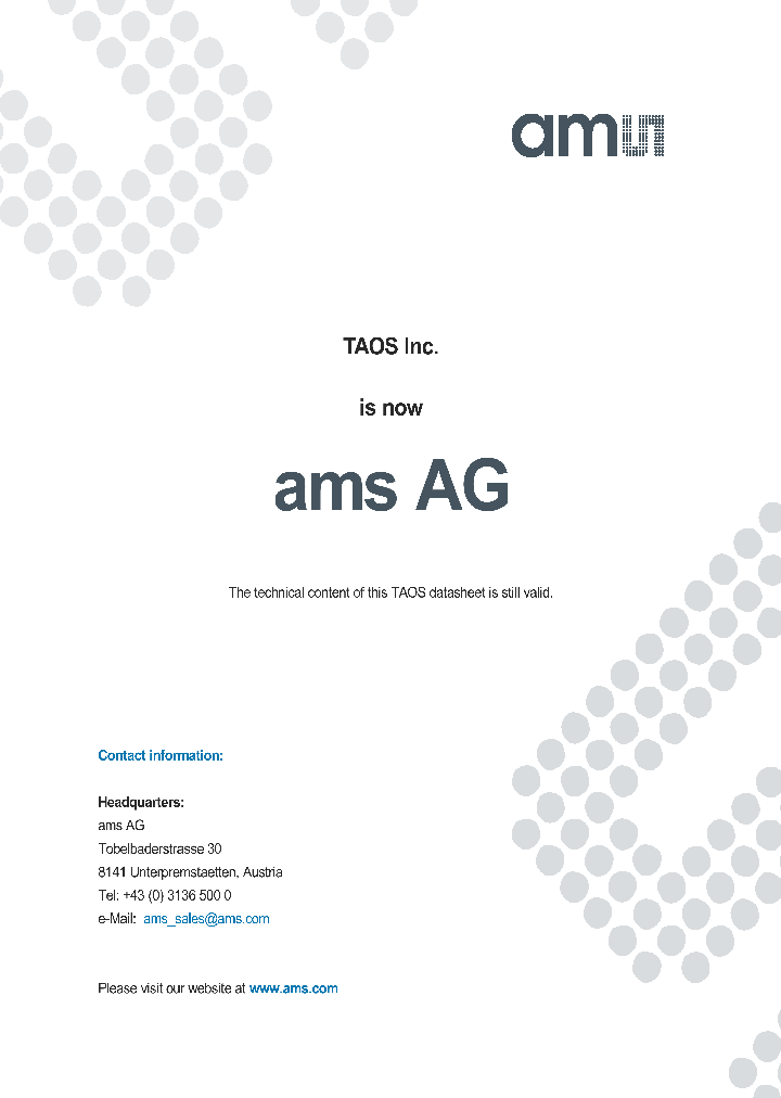 TSL201CL_8085509.PDF Datasheet