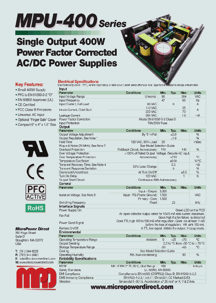 MPU400S12YZ_8088555.PDF Datasheet