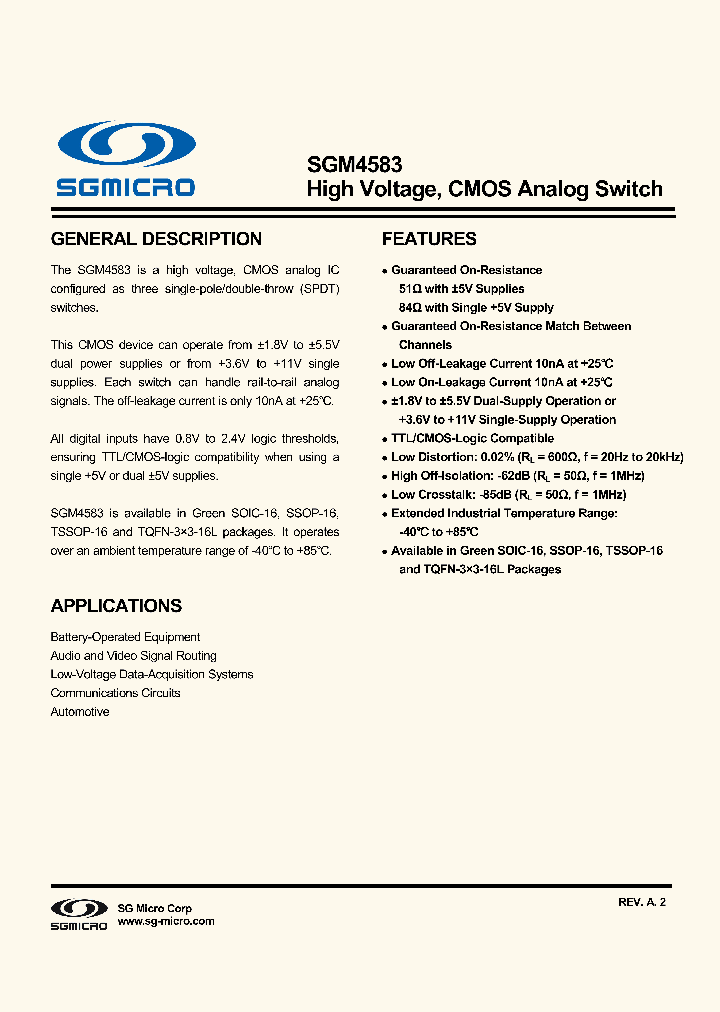 SGM4583_8089629.PDF Datasheet