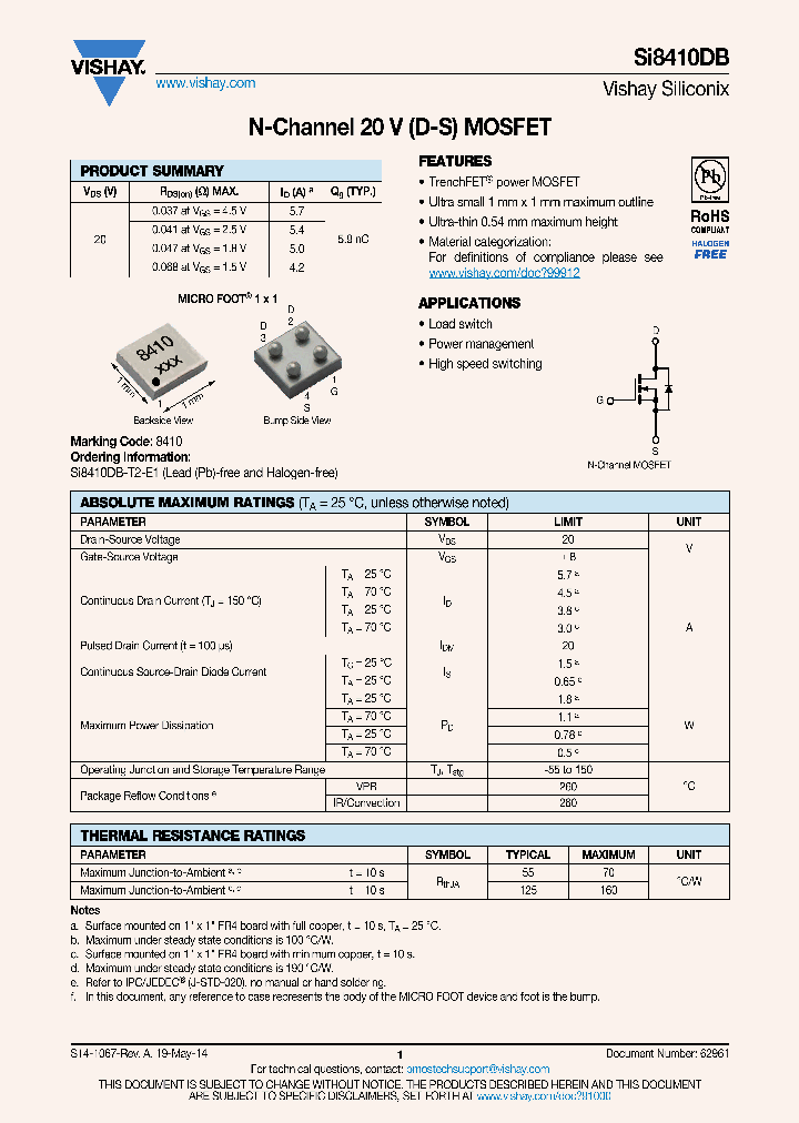 SI8410DB_7820454.PDF Datasheet
