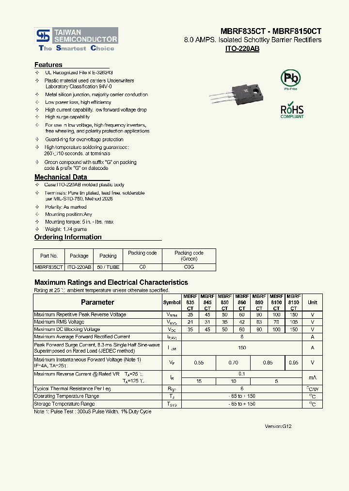 MBRF835CT-13_8101608.PDF Datasheet