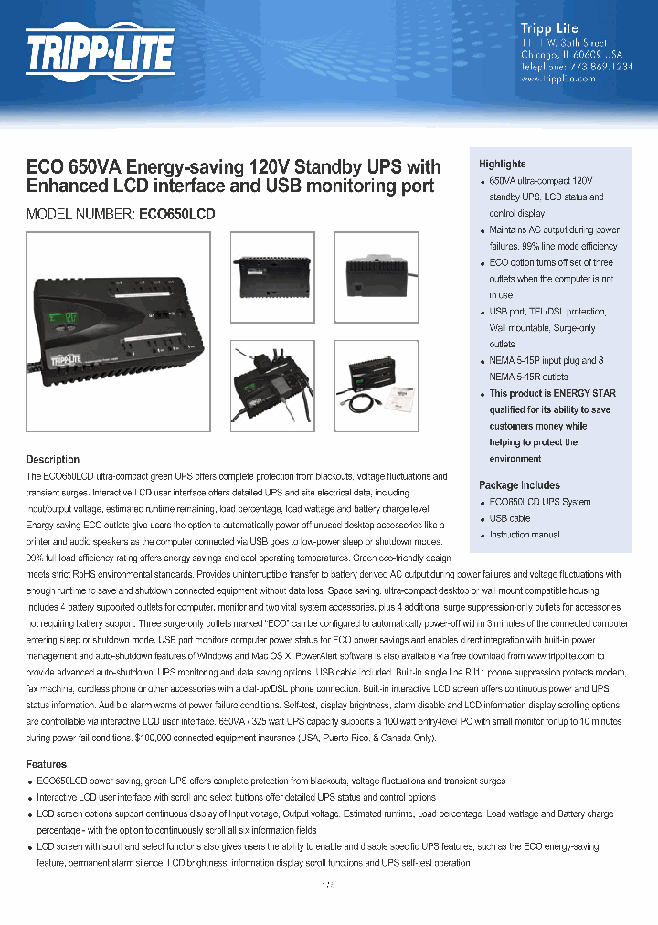 ECO650LCD_8103128.PDF Datasheet