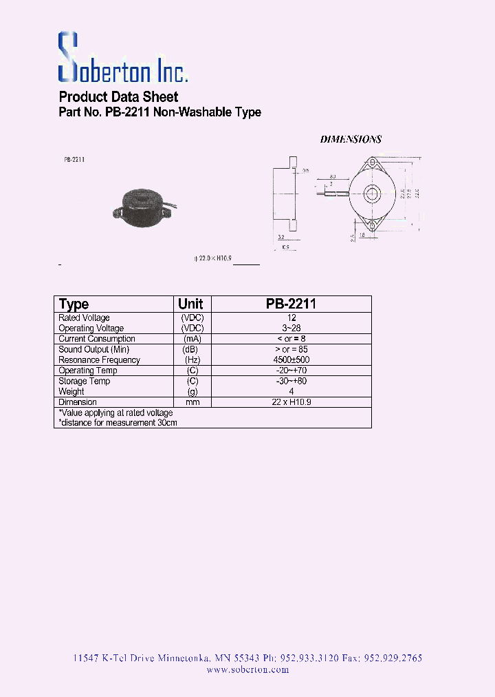 PB-2211_8104370.PDF Datasheet