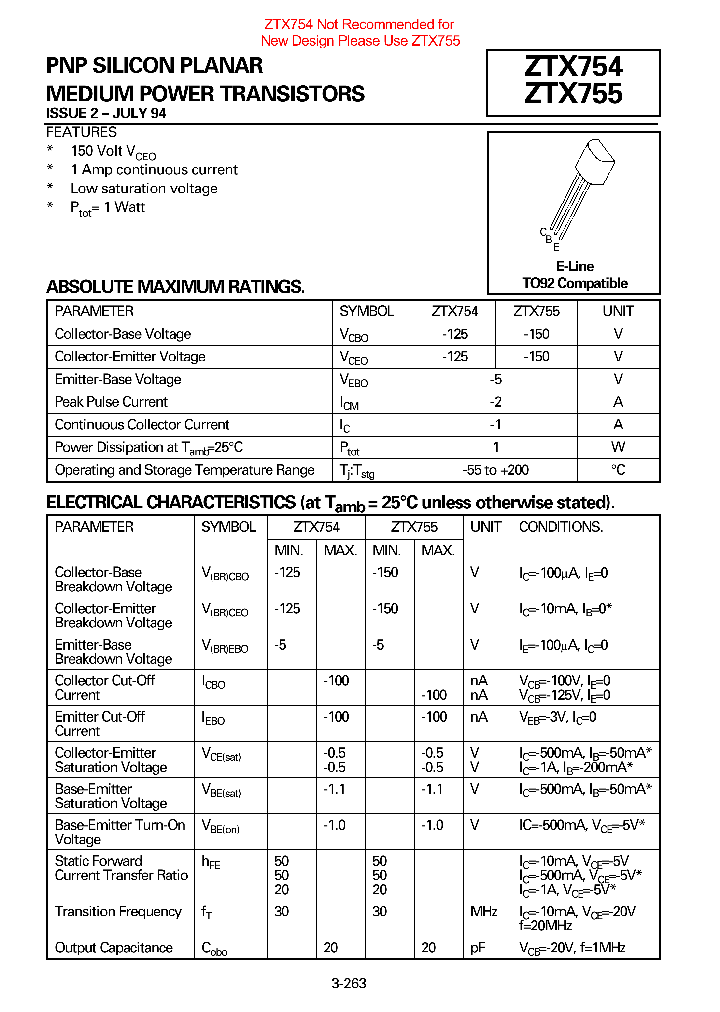 ZTX754_8112263.PDF Datasheet