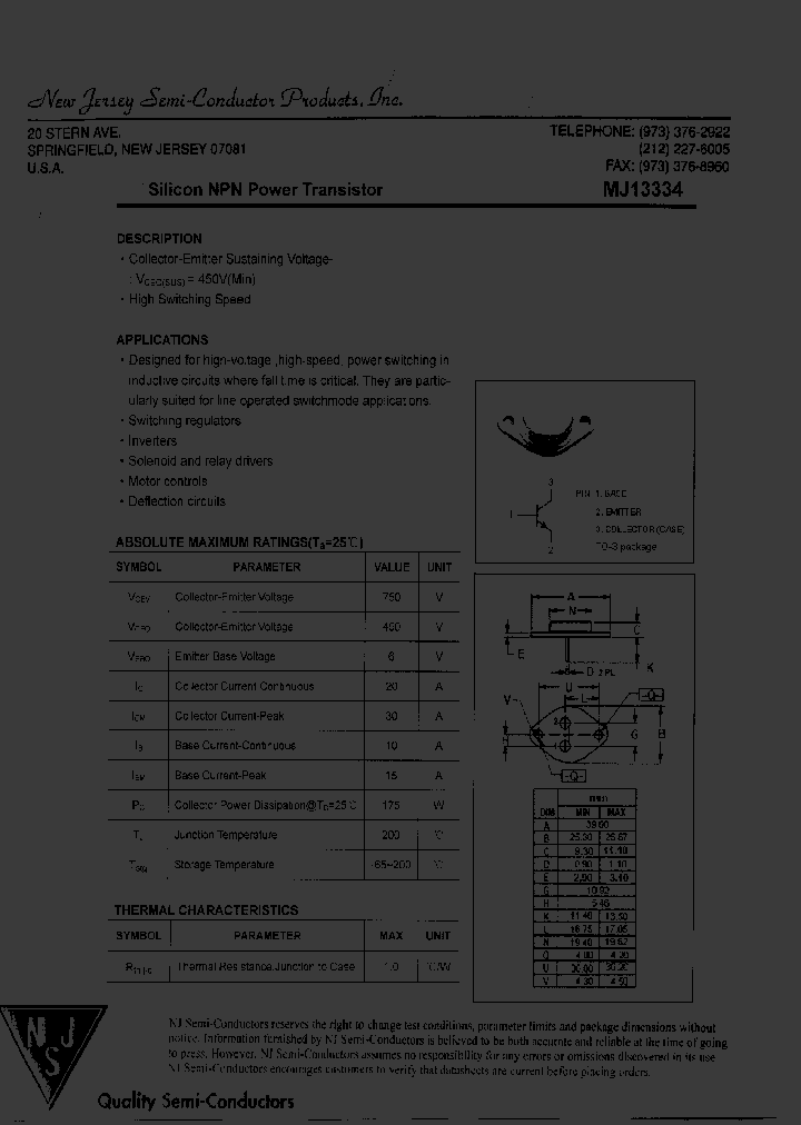 MJ13334_8141285.PDF Datasheet