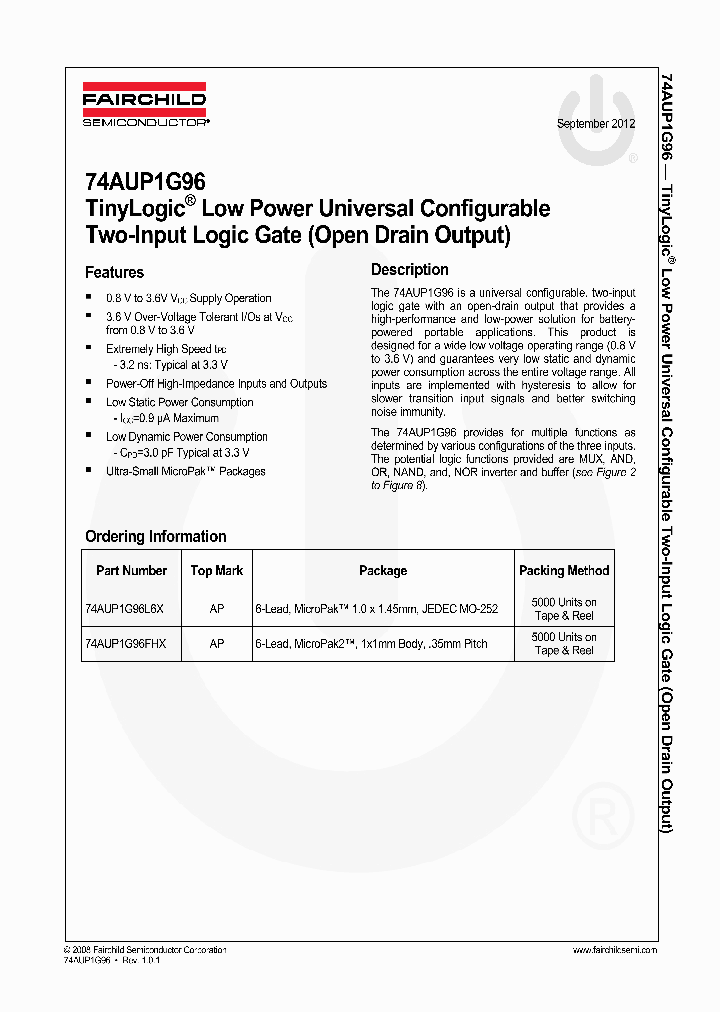 74AUP1G96_8148790.PDF Datasheet