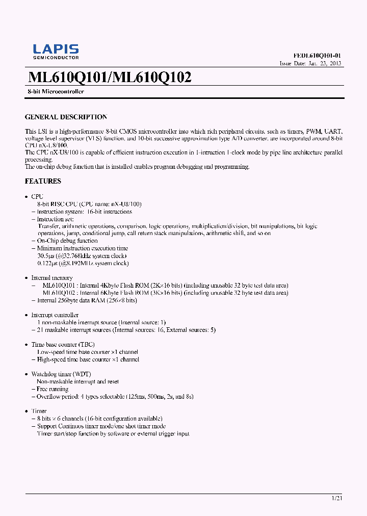 ML610Q102_8153948.PDF Datasheet