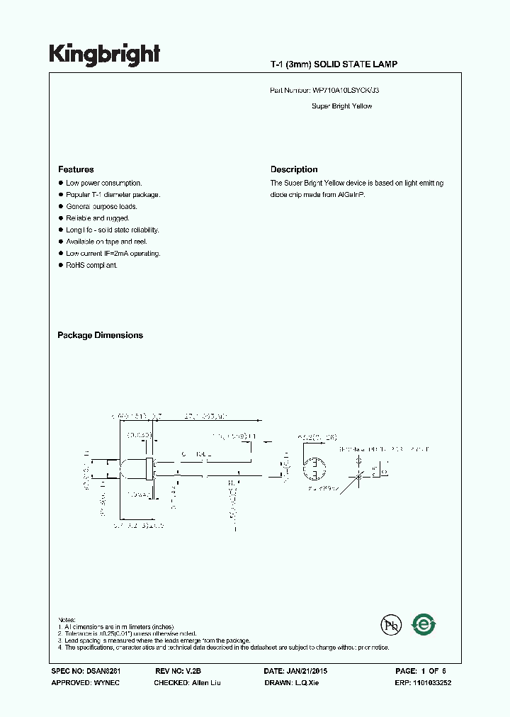 WP710A10LSYCK-J3-15_8155550.PDF Datasheet