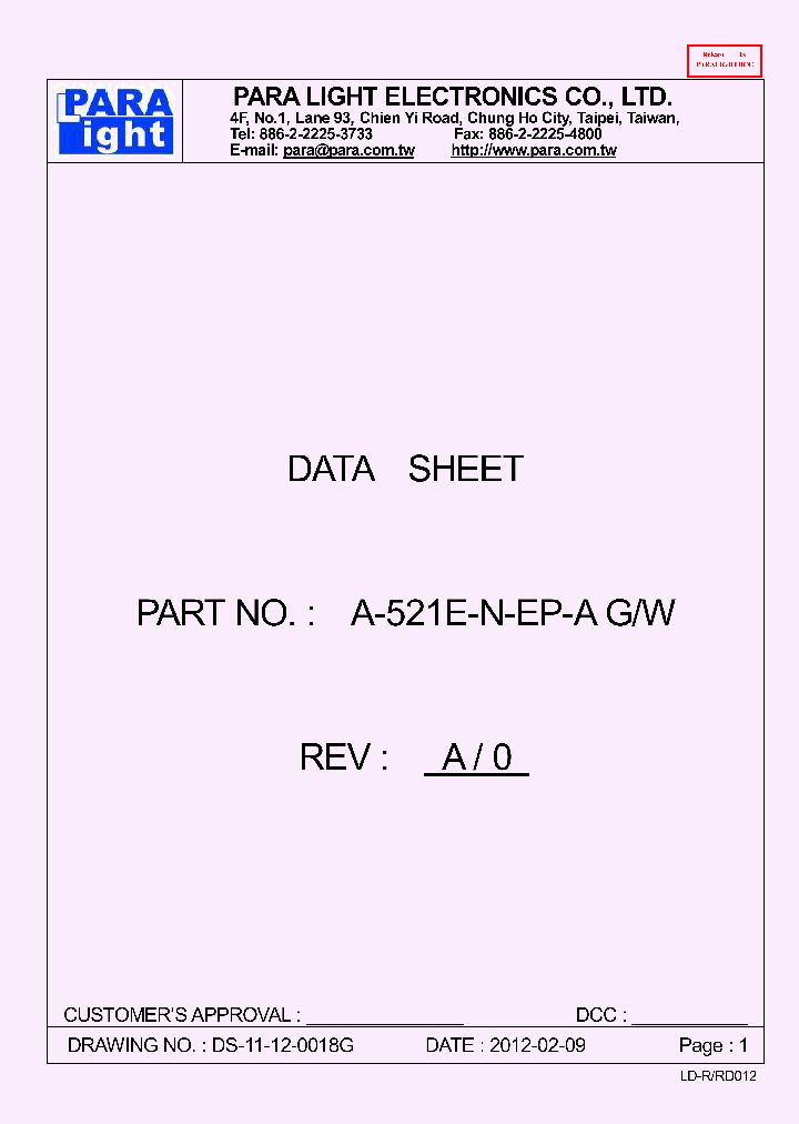A-521E-N-EP-A_8157014.PDF Datasheet